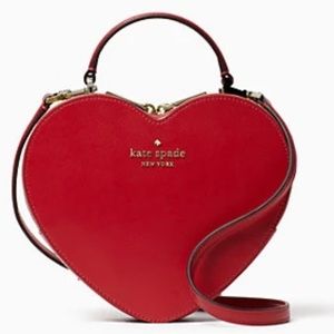 Kate Spade New York Love Shack Heart Purse (Chalk Pink): Handbags